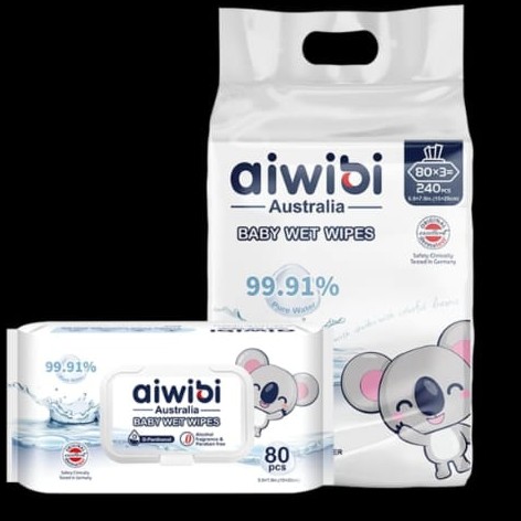 Aiwibi Baby Water Wipes (12 pc)