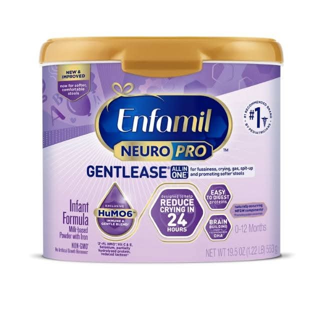 Enfamil Nueropro care gentlease infant formula milk powder