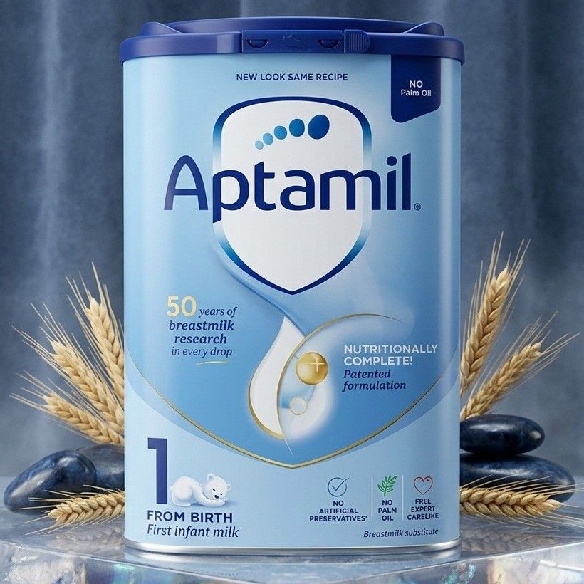 Aptamil Stage 1 First Infant Formula (0–6 Months) – 800g | UK Origin