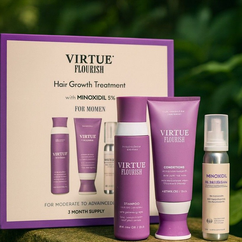 Virtue Flourish Nightly Intensive Hair Growth Treatment – 90-Day Program